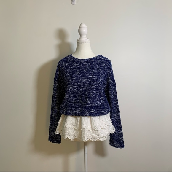 Bottom Enlace Navy Sweater from Korea - Picture 4 of 11